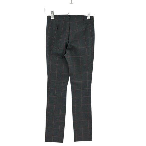 Rag and Bone Simone‎ Check Pant Grey Multi Red Plaid Check Size 00 - Picture 6 of 11